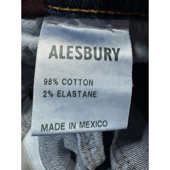 Alesbury Kings Canyon Jeans Mid Indigo Straight Fit Stretch Denim 31x30 - Picture 5 of 12